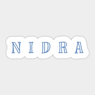 Nidra Yoga Sticker